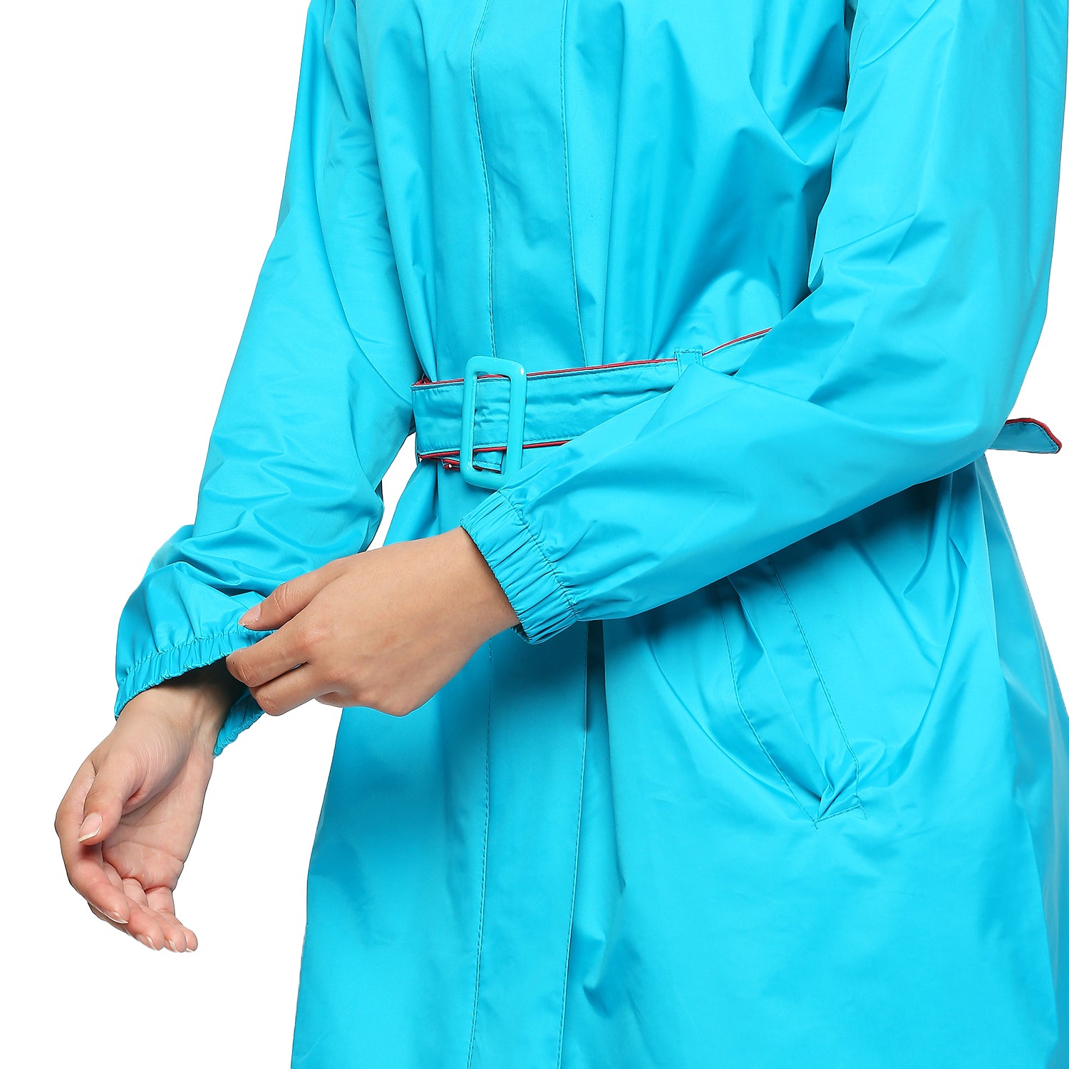 VICTORIA - Highlands Full-Length Waterproof Raincoat with Matching Buckle, Hood & Storage Pouch