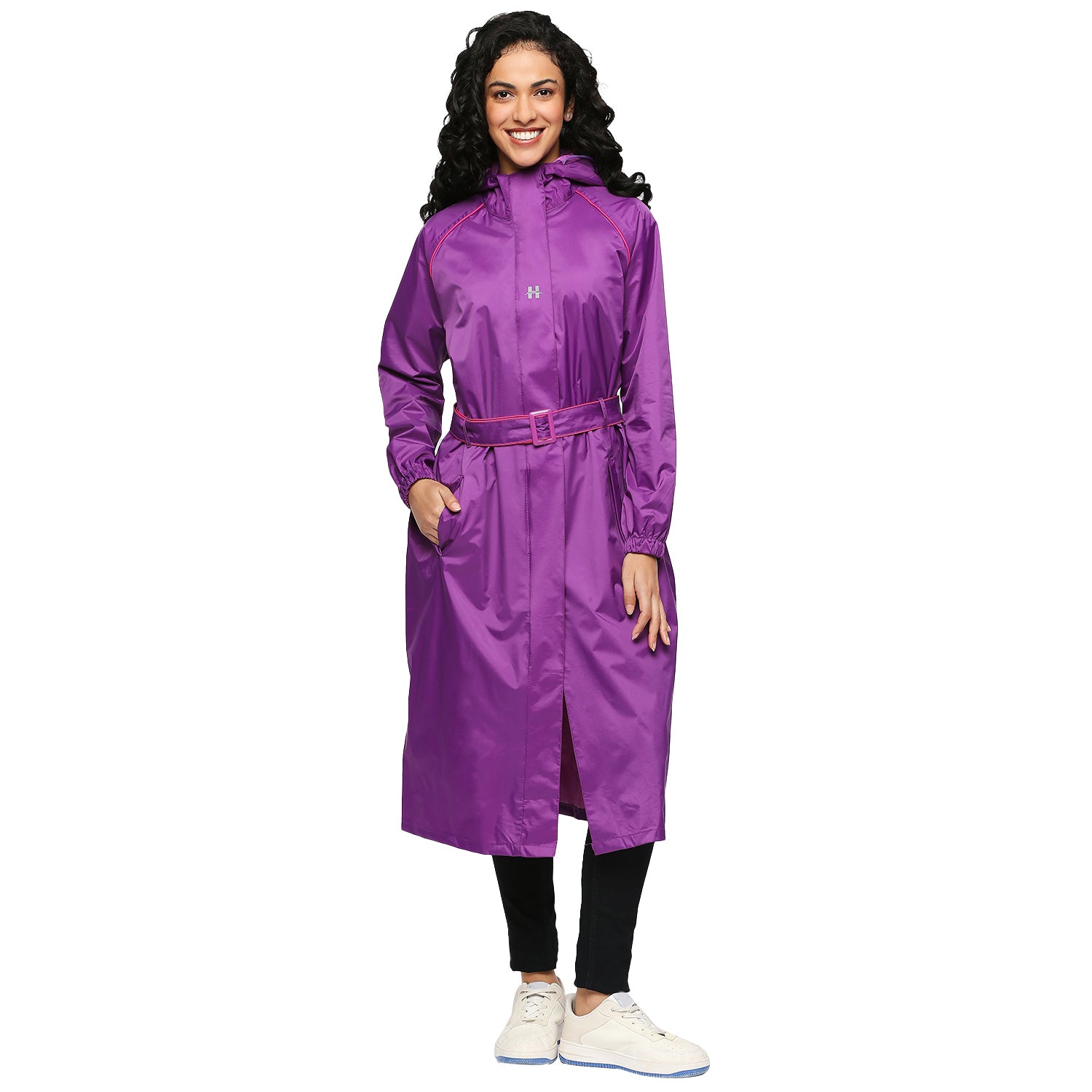 VICTORIA - Highlands Full-Length Waterproof Raincoat with Matching Buckle, Hood & Storage Pouch