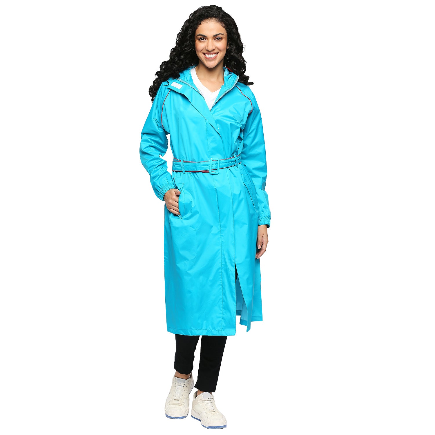 VICTORIA - Highlands Full-Length Waterproof Raincoat with Matching Buckle, Hood & Storage Pouch