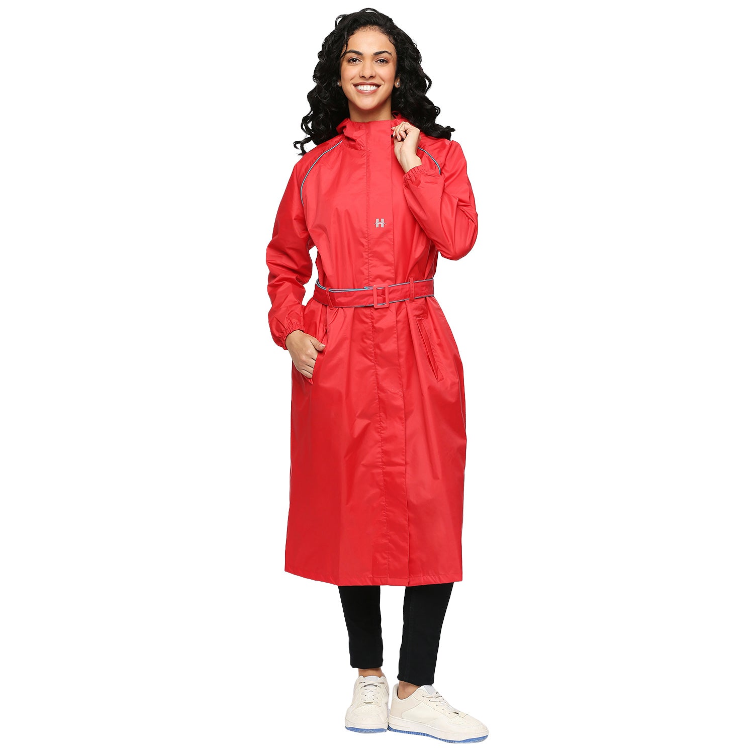 VICTORIA - Highlands Full-Length Waterproof Raincoat with Matching Buckle, Hood & Storage Pouch