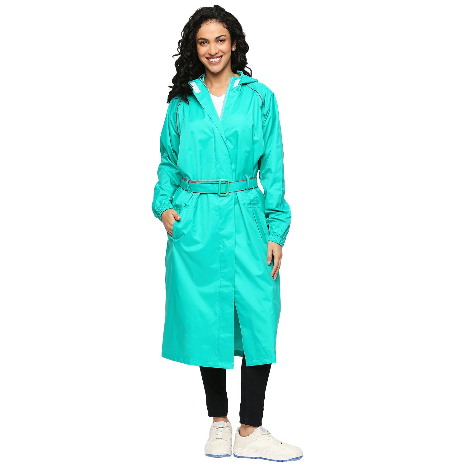 VICTORIA - Highlands Full-Length Waterproof Raincoat with Matching Buckle, Hood & Storage Pouch