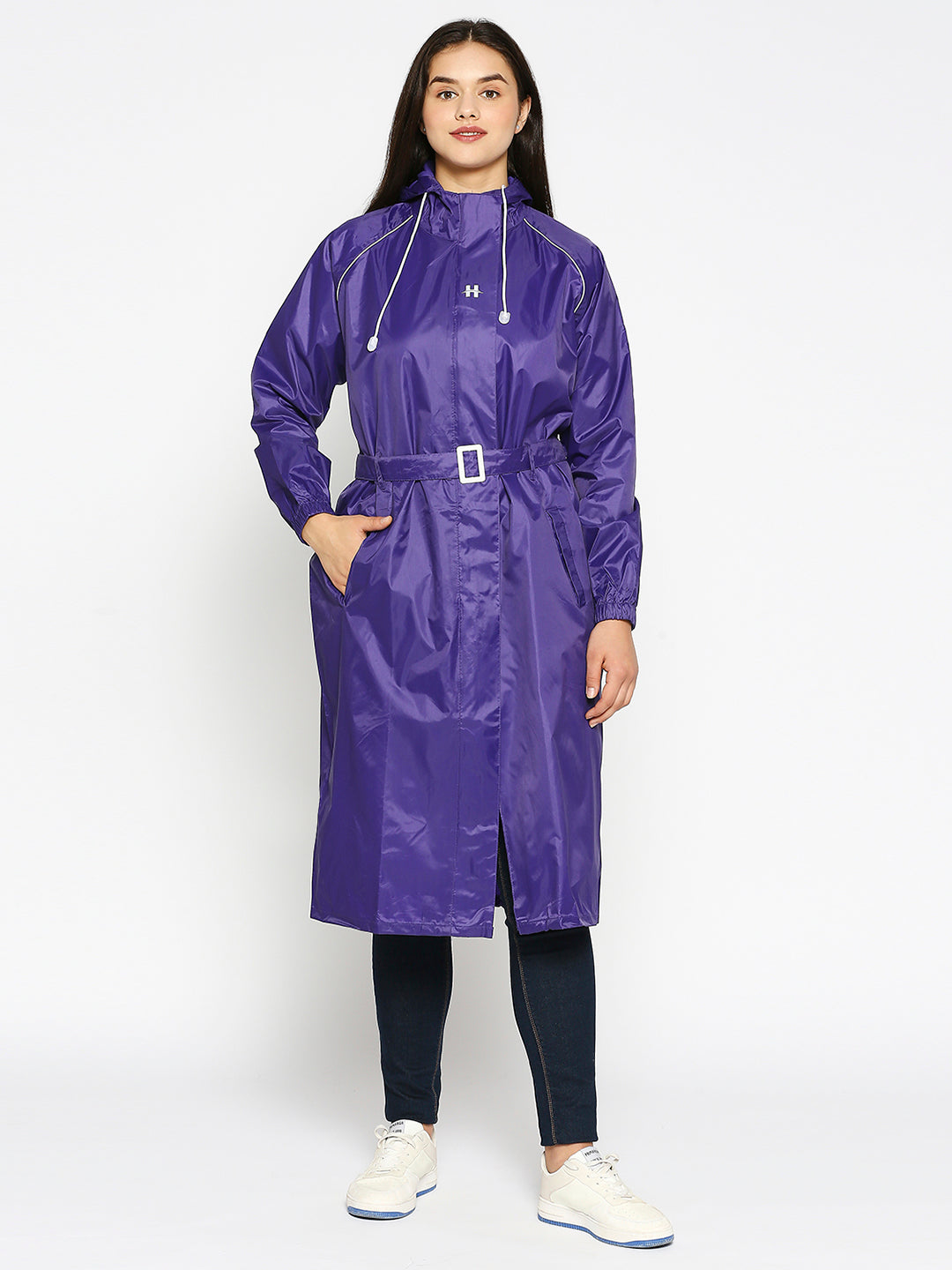 JASMINE - Highlands Waterproof Seam-Sealed Overcoat with Adjustable Belt & Hood