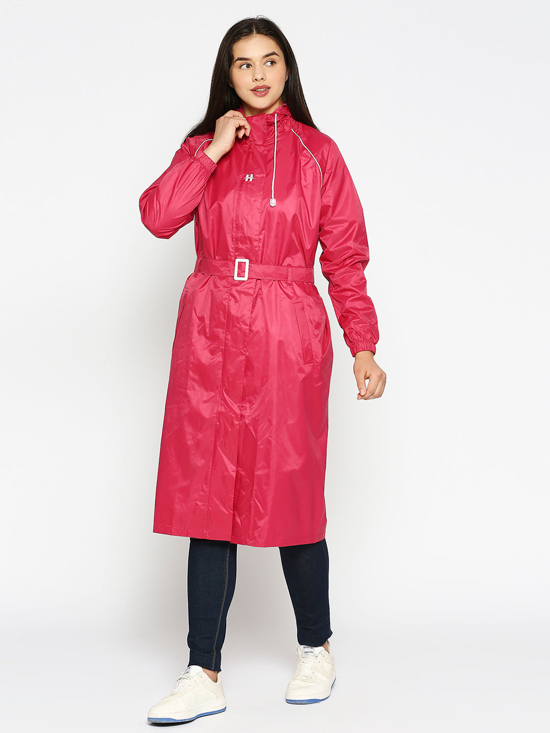 JASMINE - Highlands Waterproof Seam-Sealed Overcoat with Adjustable Belt & Hood
