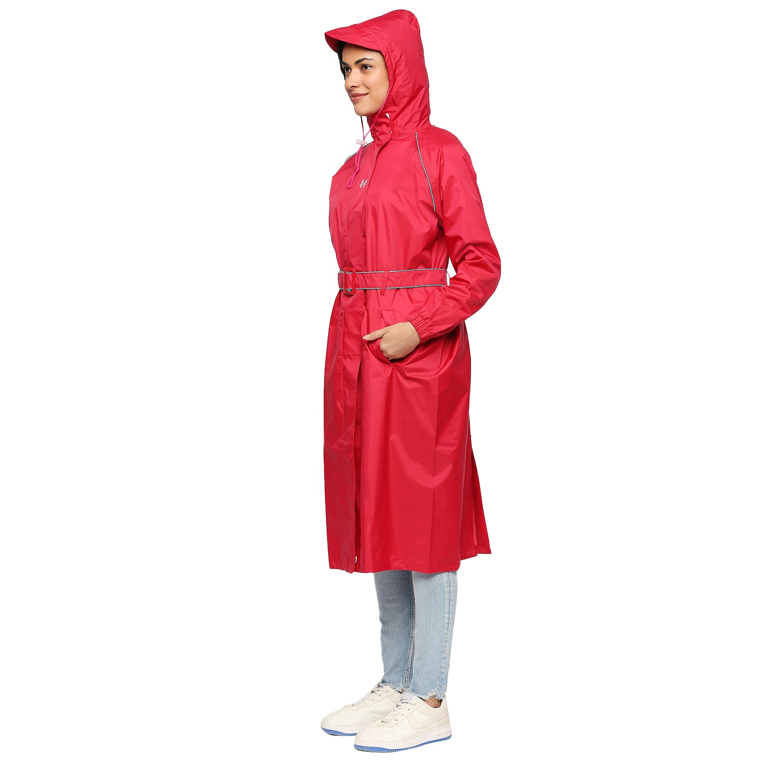 VICTORIA - Highlands Full-Length Waterproof Raincoat with Matching Buckle, Hood & Storage Pouch