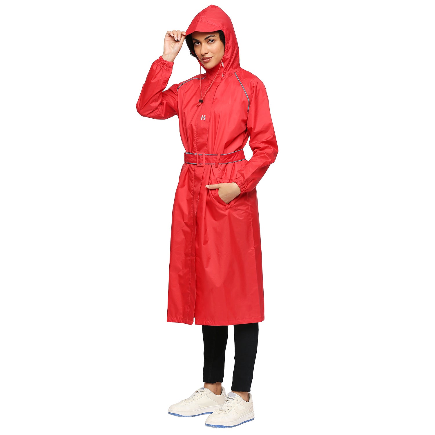 VICTORIA - Highlands Full-Length Waterproof Raincoat with Matching Buckle, Hood & Storage Pouch