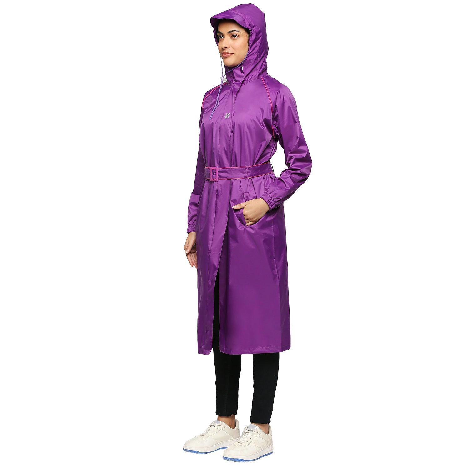 VICTORIA - Highlands Full-Length Waterproof Raincoat with Matching Buckle, Hood & Storage Pouch