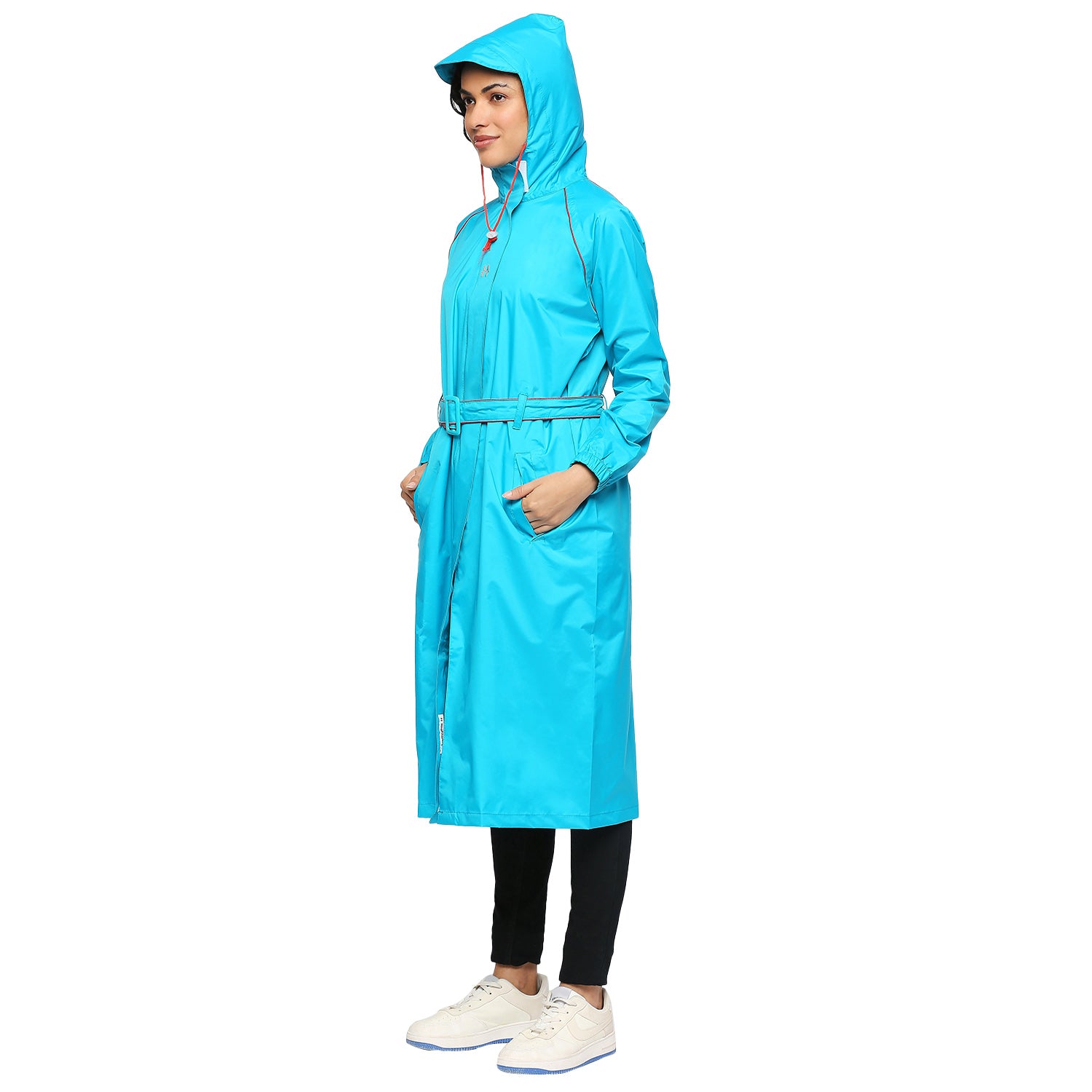 VICTORIA - Highlands Full-Length Waterproof Raincoat with Matching Buckle, Hood & Storage Pouch