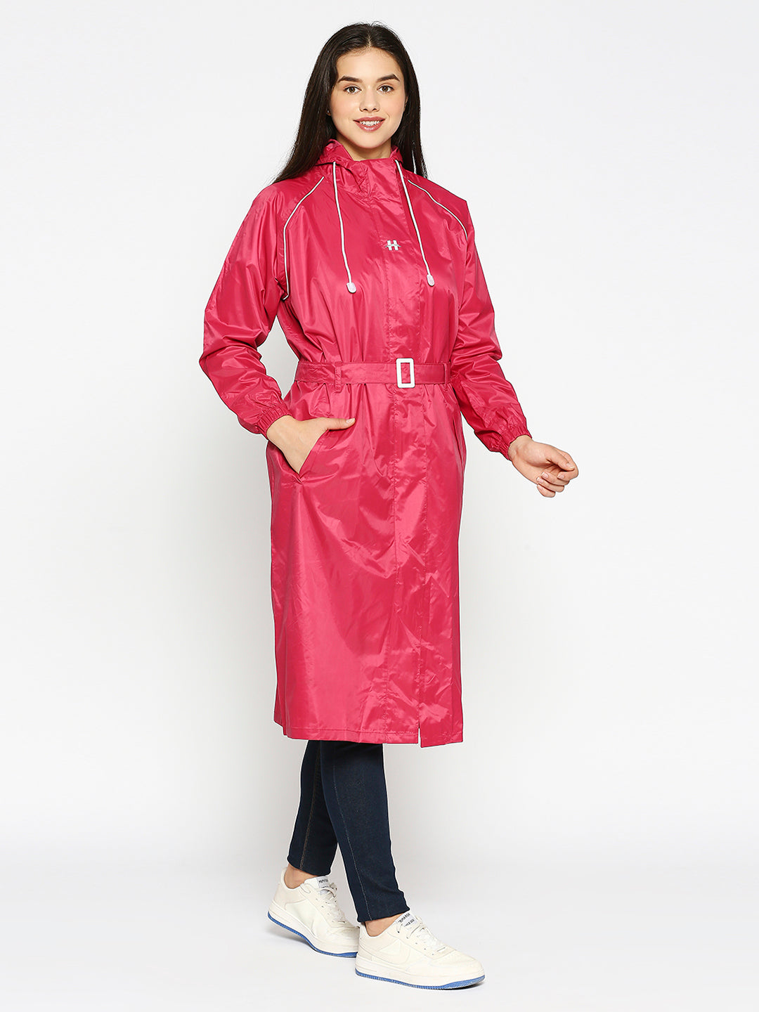 JASMINE - Highlands Waterproof Seam-Sealed Overcoat with Adjustable Belt & Hood