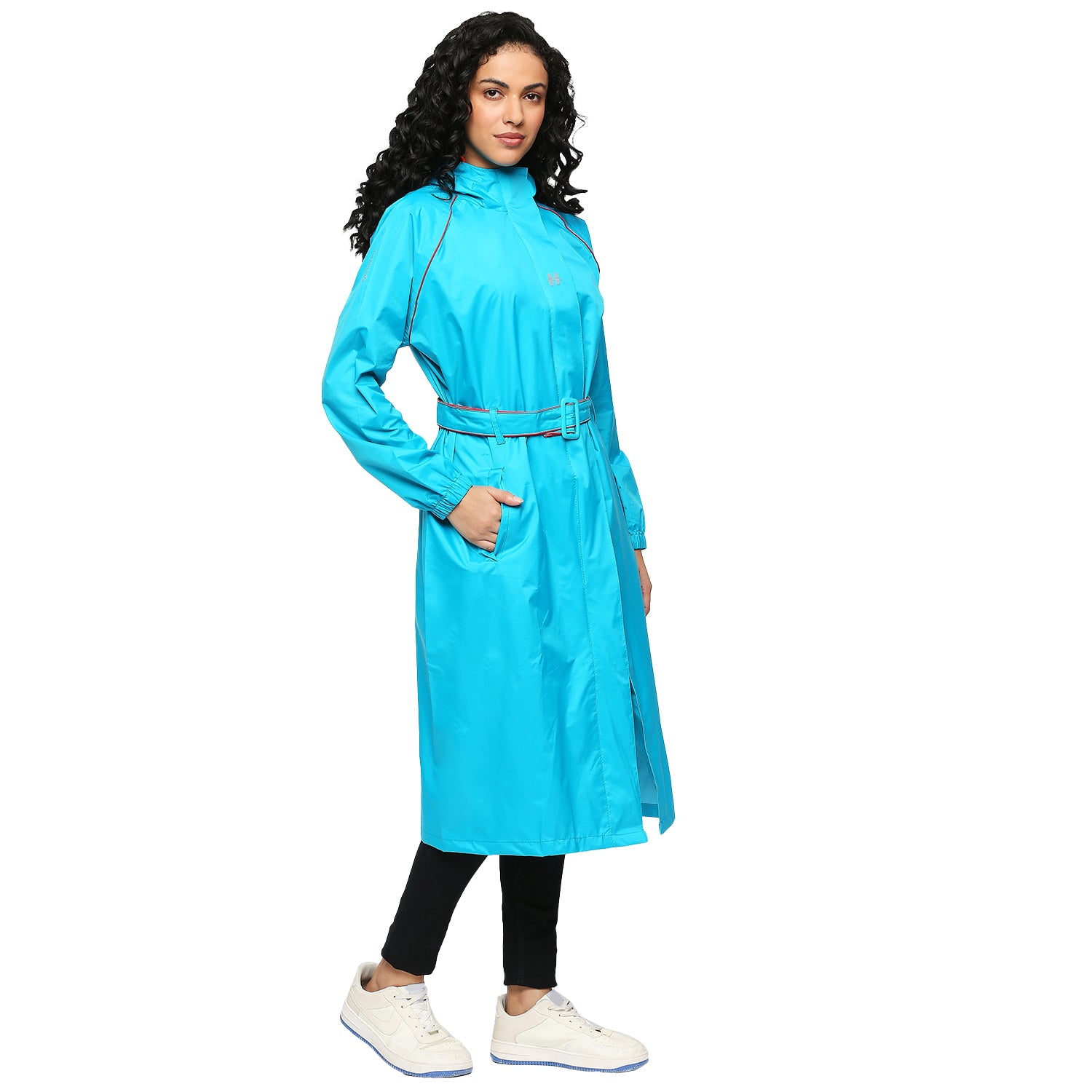 VICTORIA - Highlands Full-Length Waterproof Raincoat with Matching Buckle, Hood & Storage Pouch