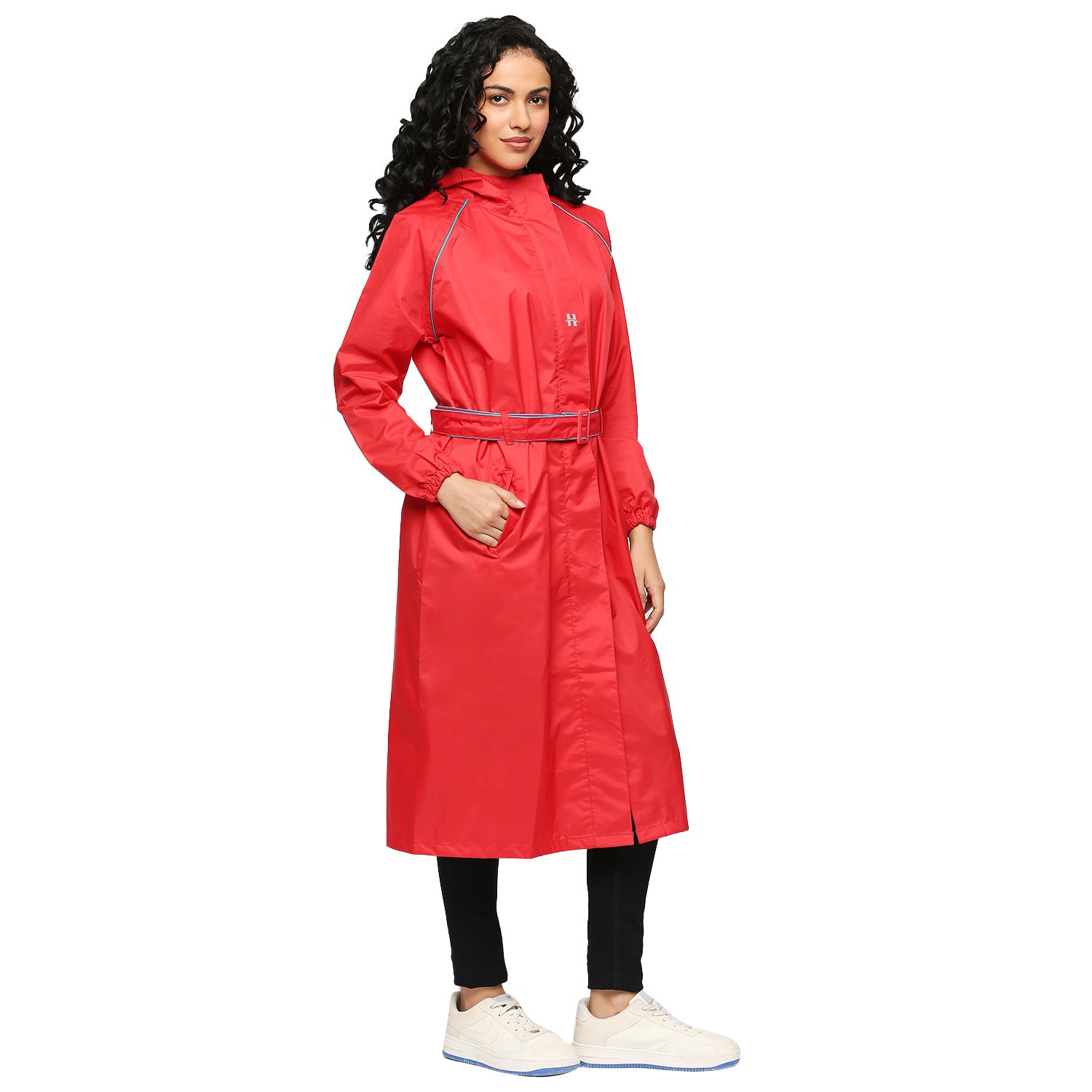 VICTORIA - Highlands Full-Length Waterproof Raincoat with Matching Buckle, Hood & Storage Pouch