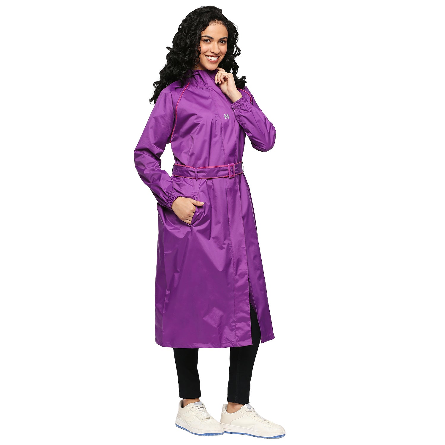 VICTORIA - Highlands Full-Length Waterproof Raincoat with Matching Buckle, Hood & Storage Pouch