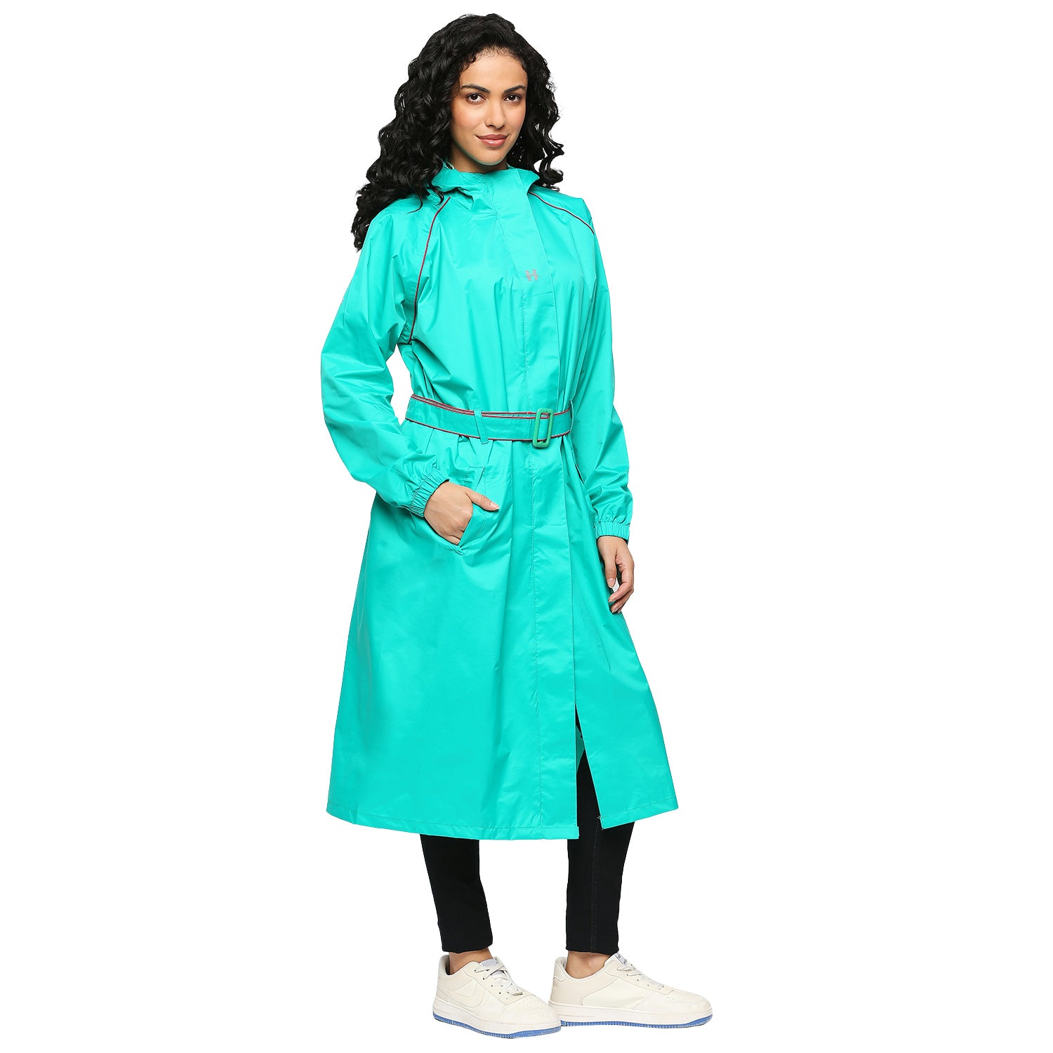 VICTORIA - Highlands Full-Length Waterproof Raincoat with Matching Buckle, Hood & Storage Pouch