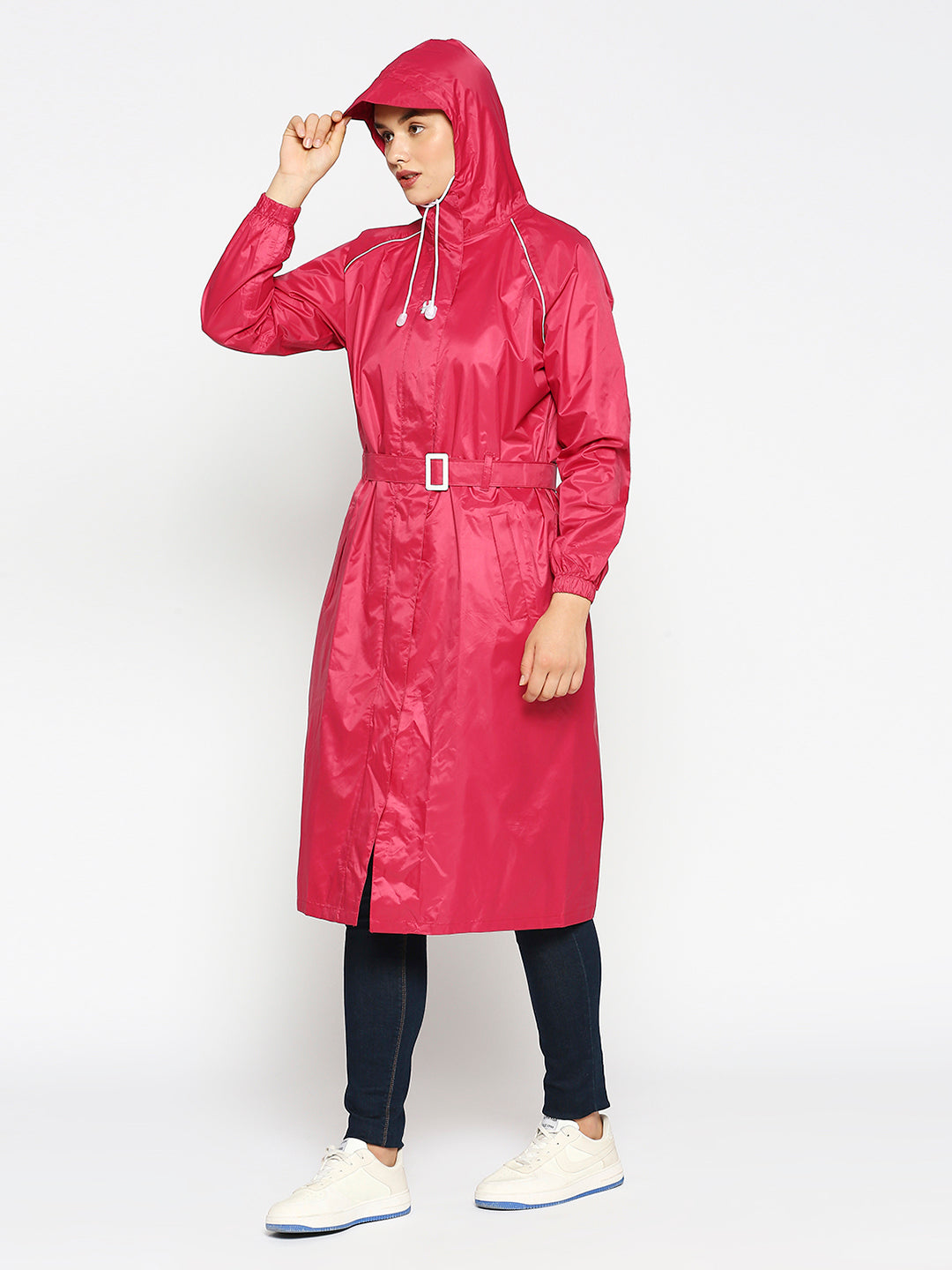 JASMINE - Highlands Waterproof Seam-Sealed Overcoat with Adjustable Belt & Hood