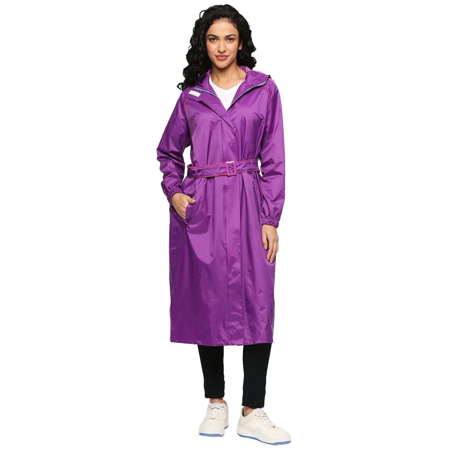 VICTORIA - Highlands Full-Length Waterproof Raincoat with Matching Buckle, Hood & Storage Pouch