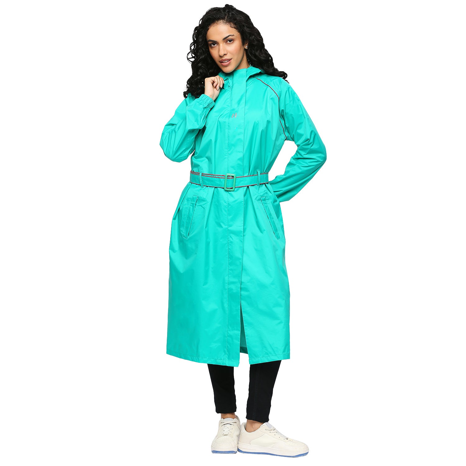 VICTORIA - Highlands Full-Length Waterproof Raincoat with Matching Buckle, Hood & Storage Pouch