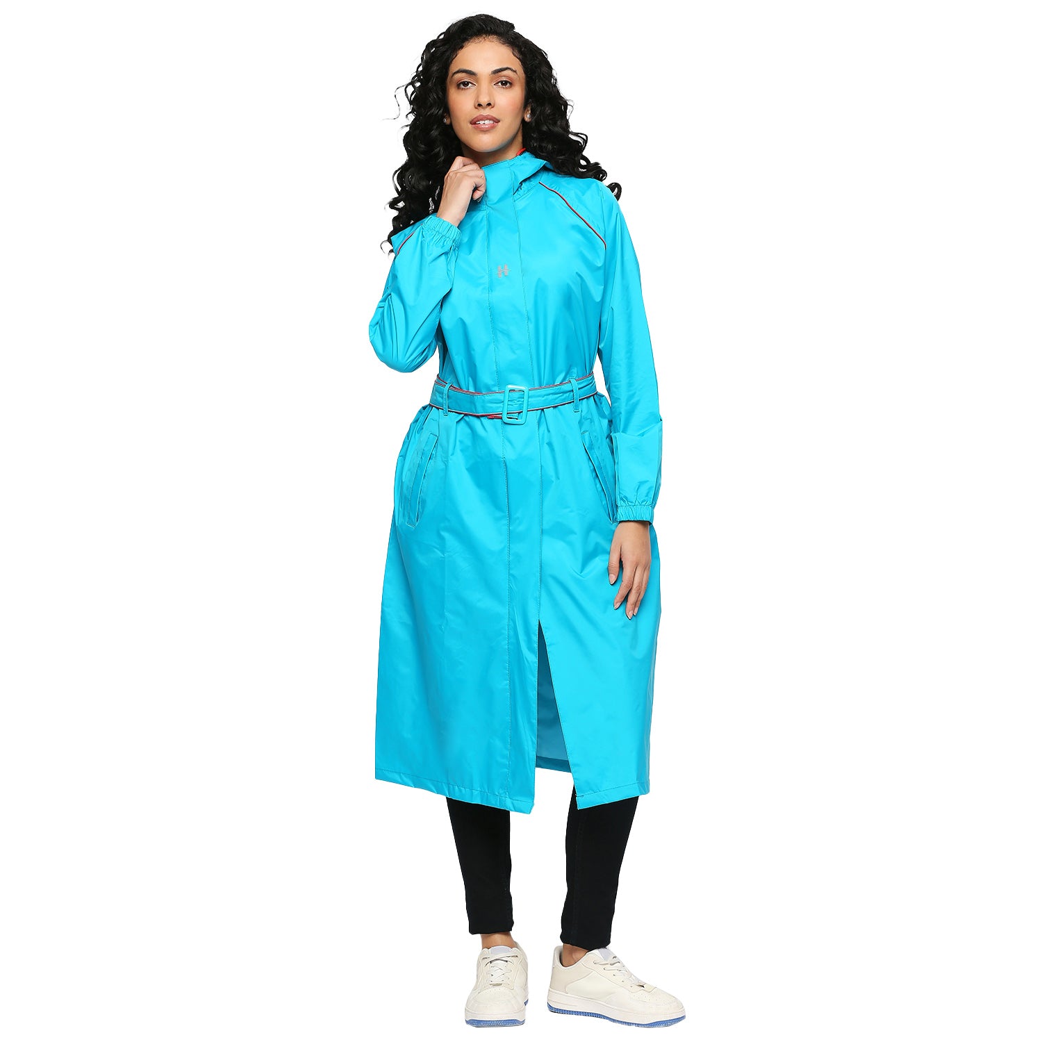 VICTORIA - Highlands Full-Length Waterproof Raincoat with Matching Buckle, Hood & Storage Pouch
