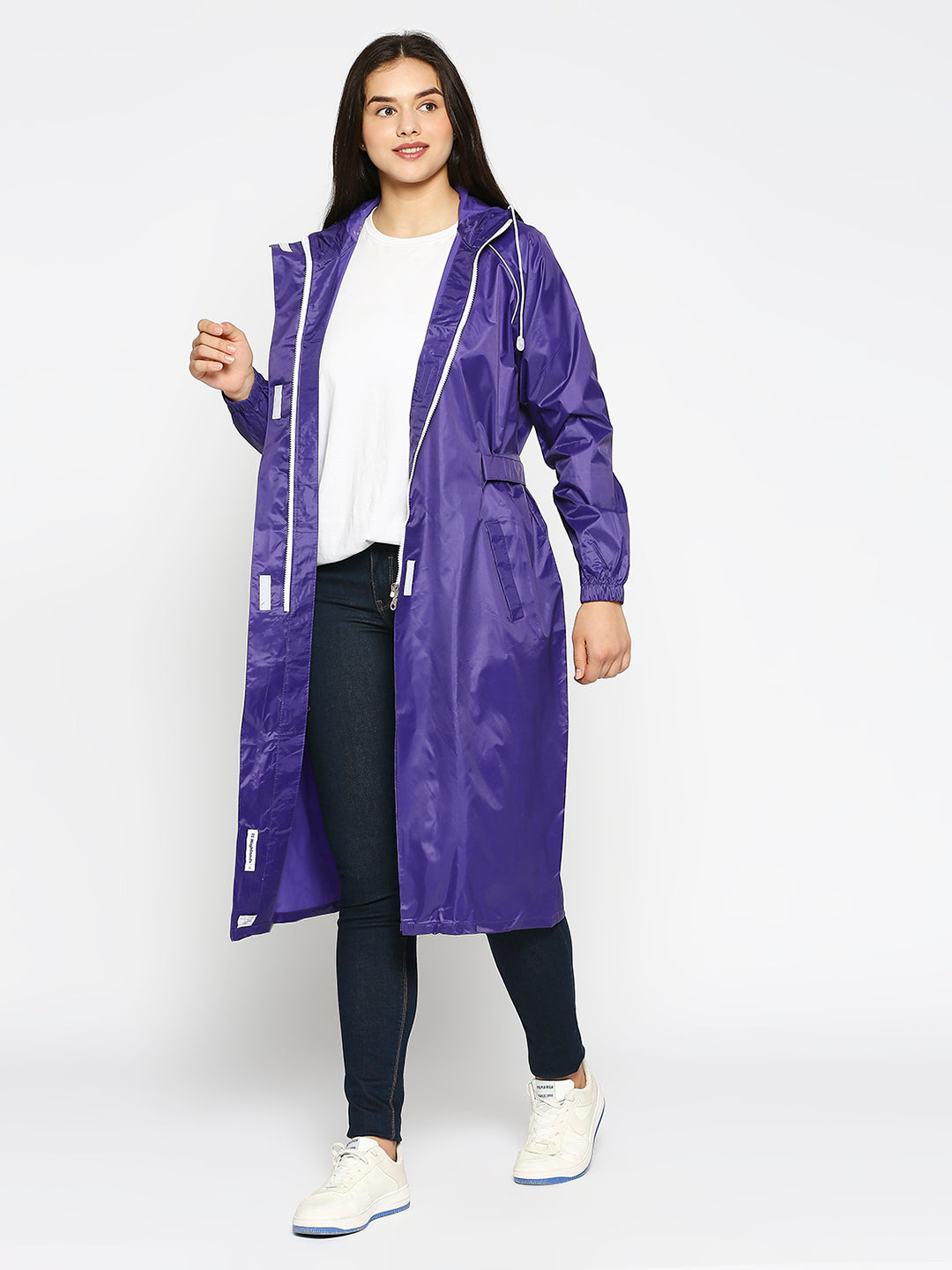 JASMINE - Highlands Waterproof Seam-Sealed Overcoat with Adjustable Belt & Hood