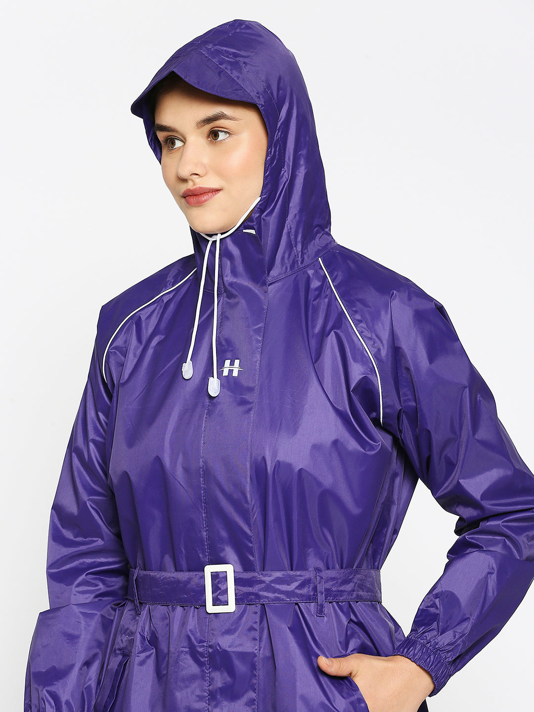 JASMINE - Highlands Waterproof Seam-Sealed Overcoat with Adjustable Belt & Hood