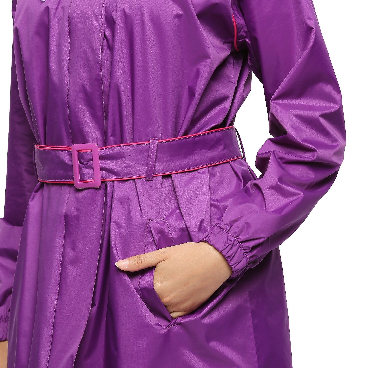 VICTORIA - Highlands Full-Length Waterproof Raincoat with Matching Buckle, Hood & Storage Pouch