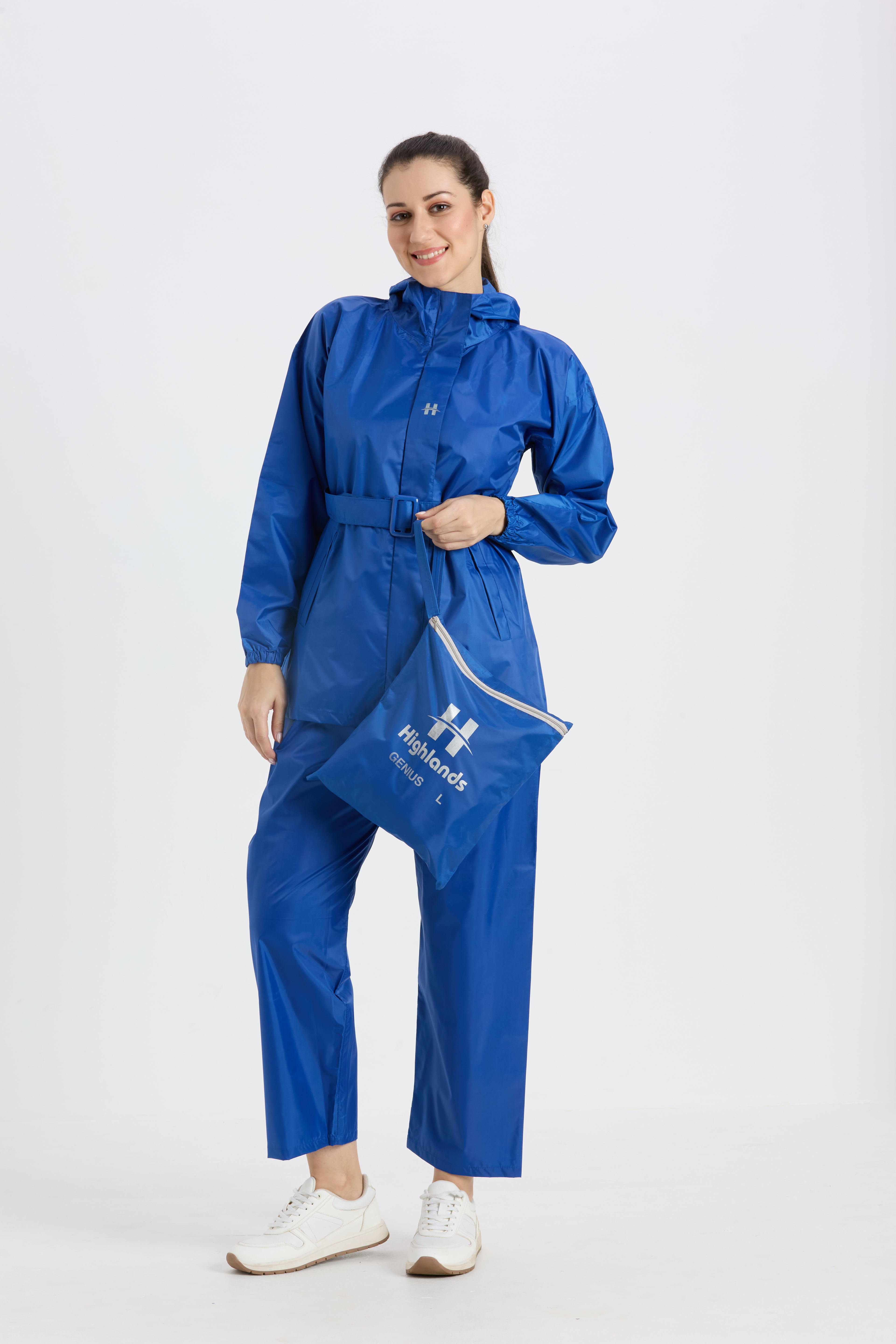 GENIUS - Highlands Waterproof Seam-Sealed Rainsuit with Belt & Hood