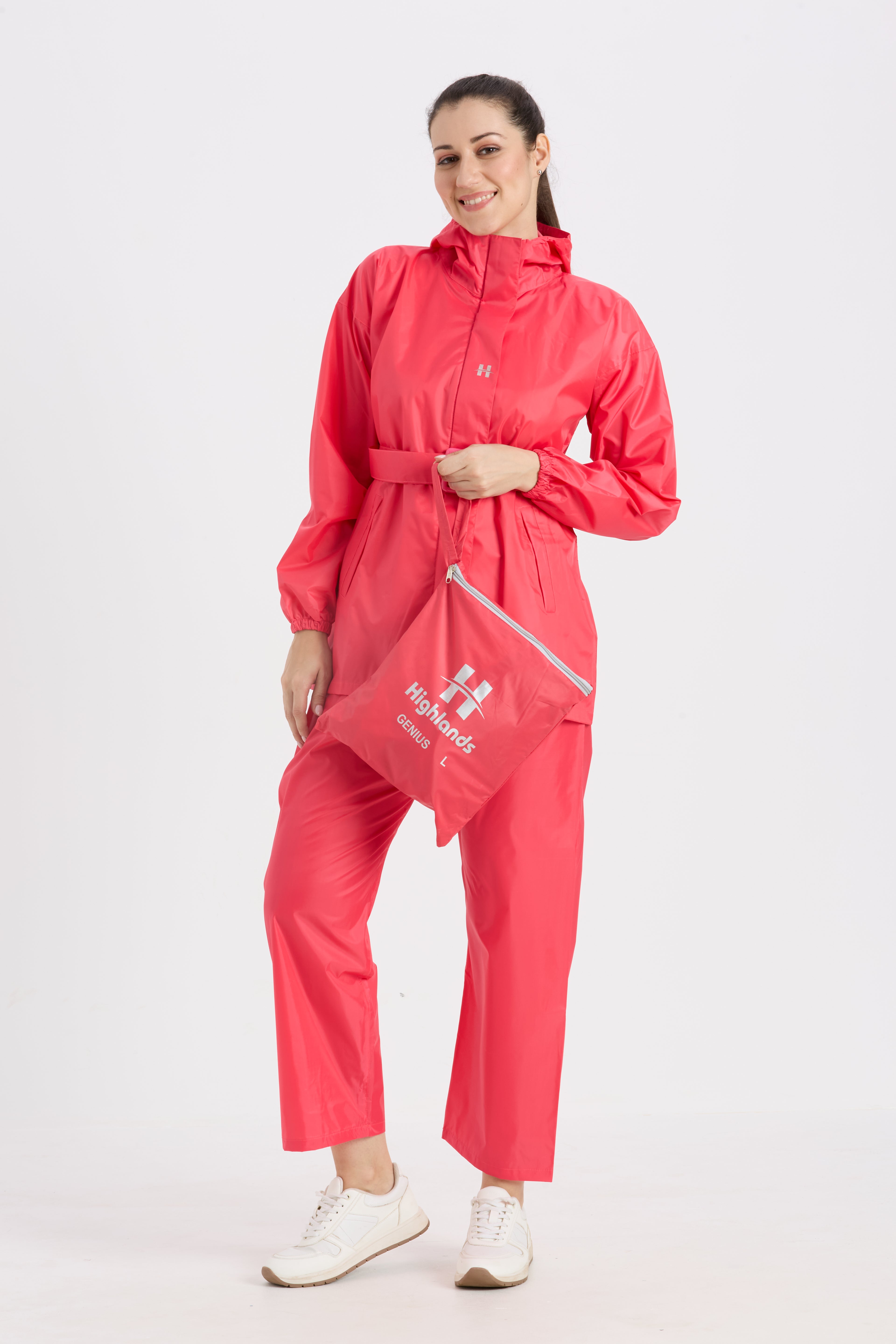 GENIUS - Highlands Waterproof Seam-Sealed Rainsuit with Belt & Hood