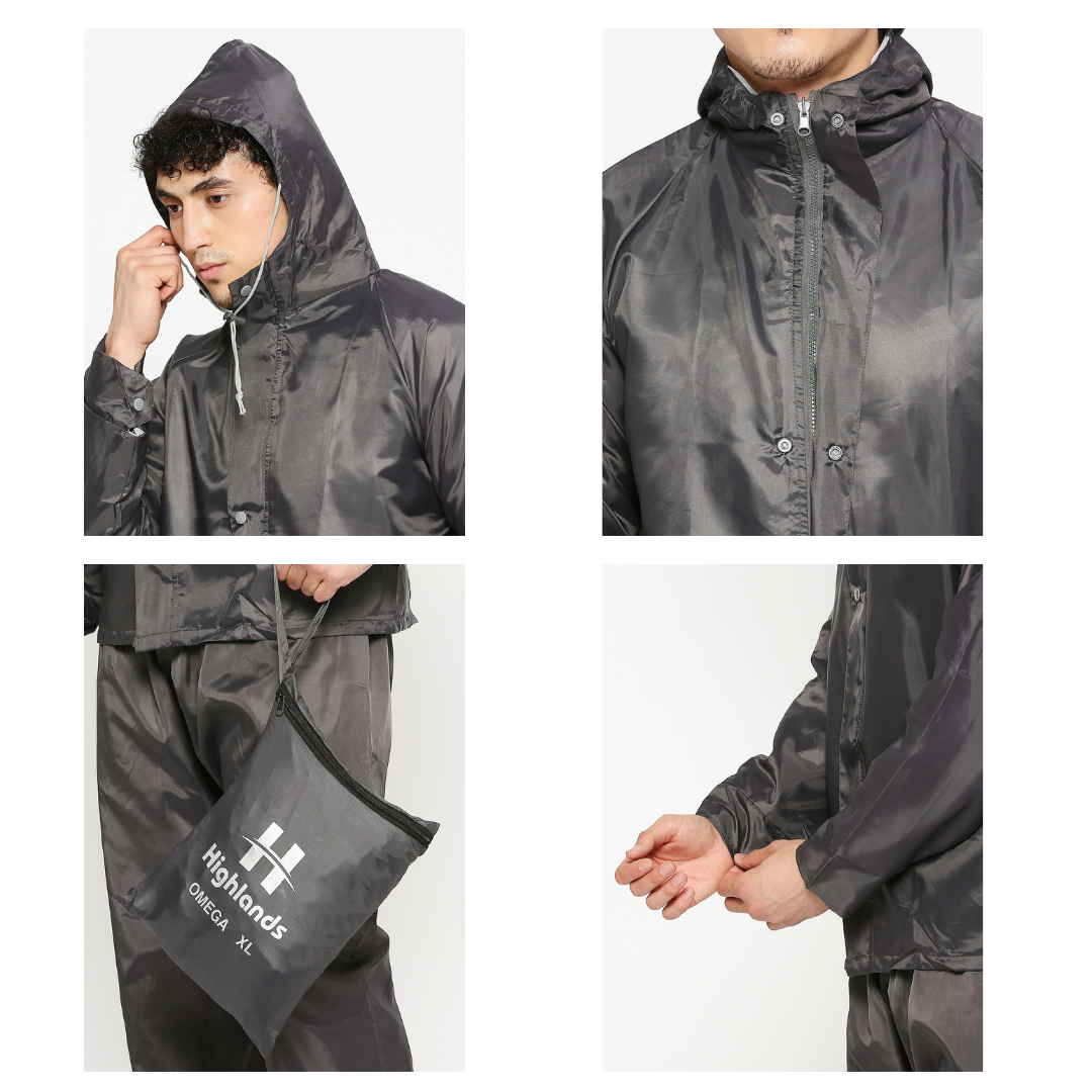 Highlands Omega Reversible Rainwear For Men