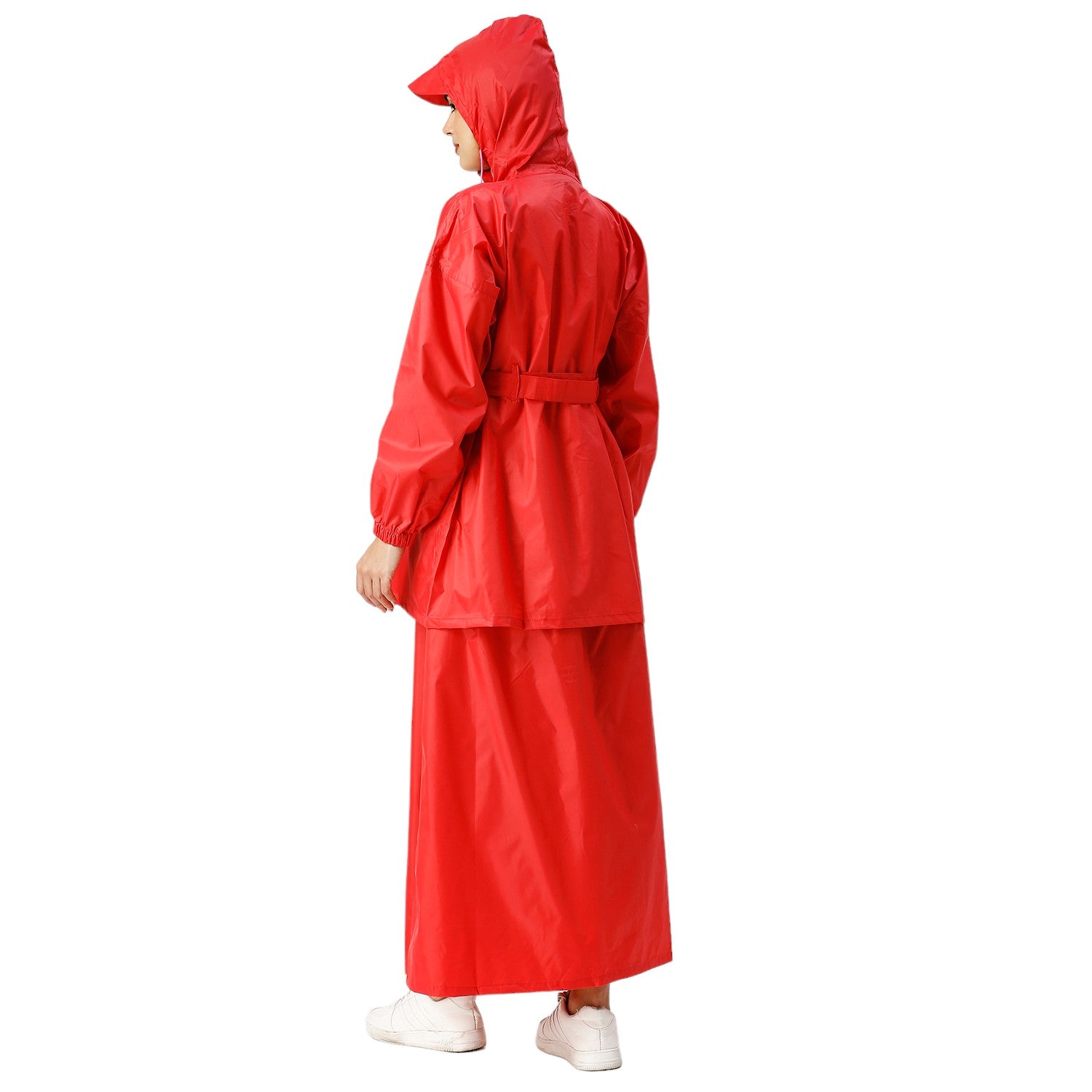 Highlands Diva Women’s Raincoat with Hood & Skirt | Waterproof Rain Suit