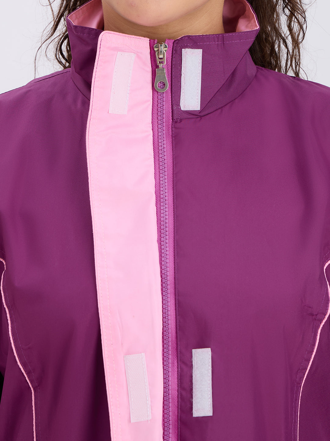 Highlands Genelia Women’s Waterproof Hooded Raincoat – Knee-Length, Taped Seams