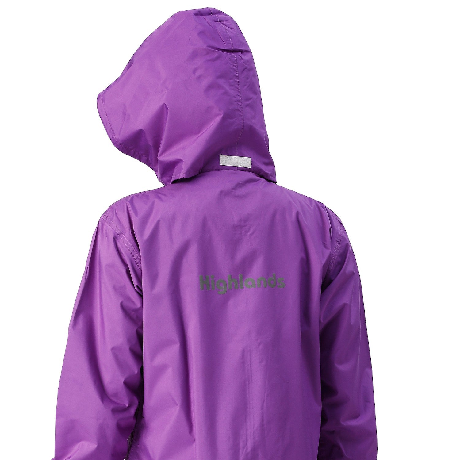 Highlands Genelia Women’s Waterproof Hooded Raincoat – Knee-Length, Taped Seams