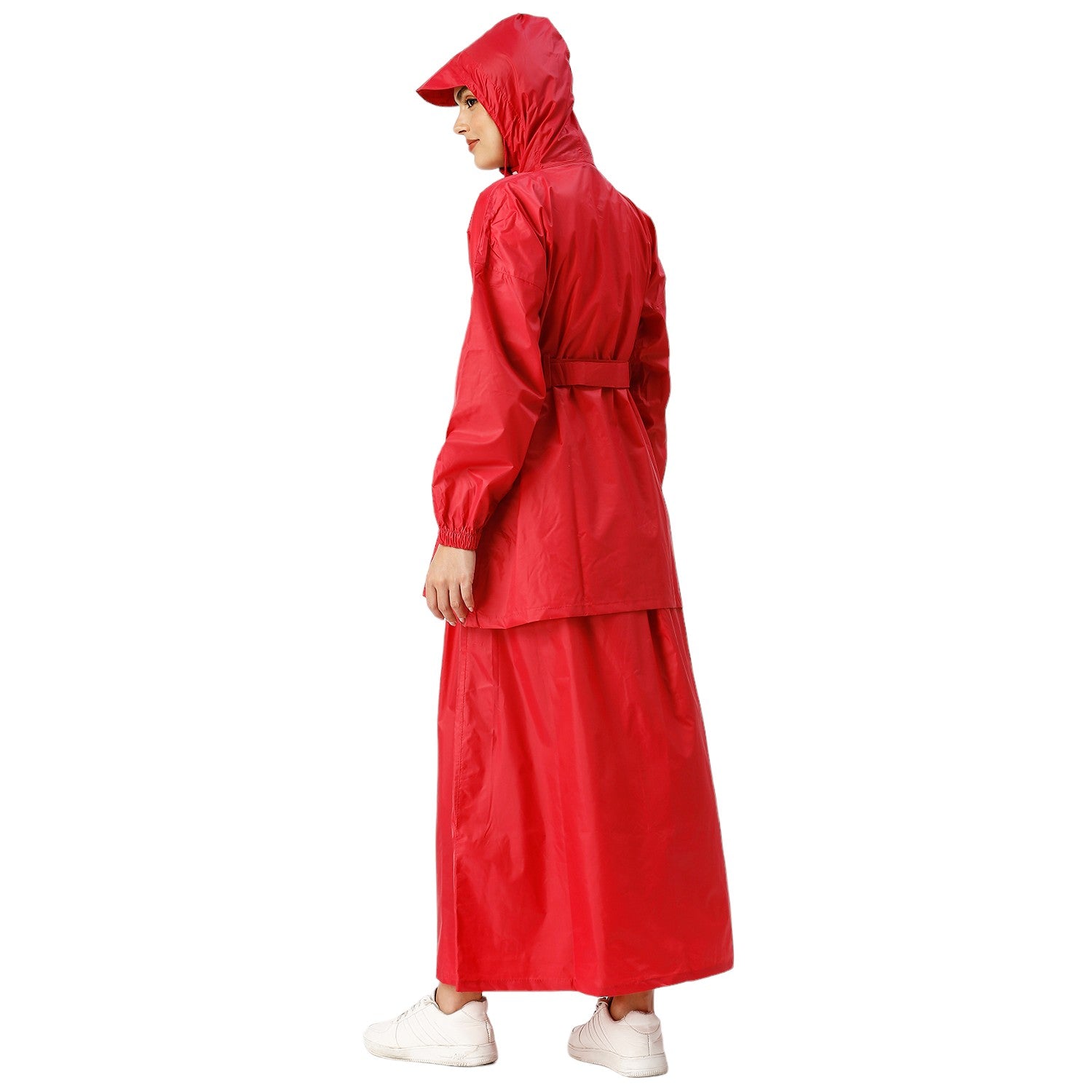 Highlands Diva Women’s Raincoat with Hood & Skirt | Waterproof Rain Suit