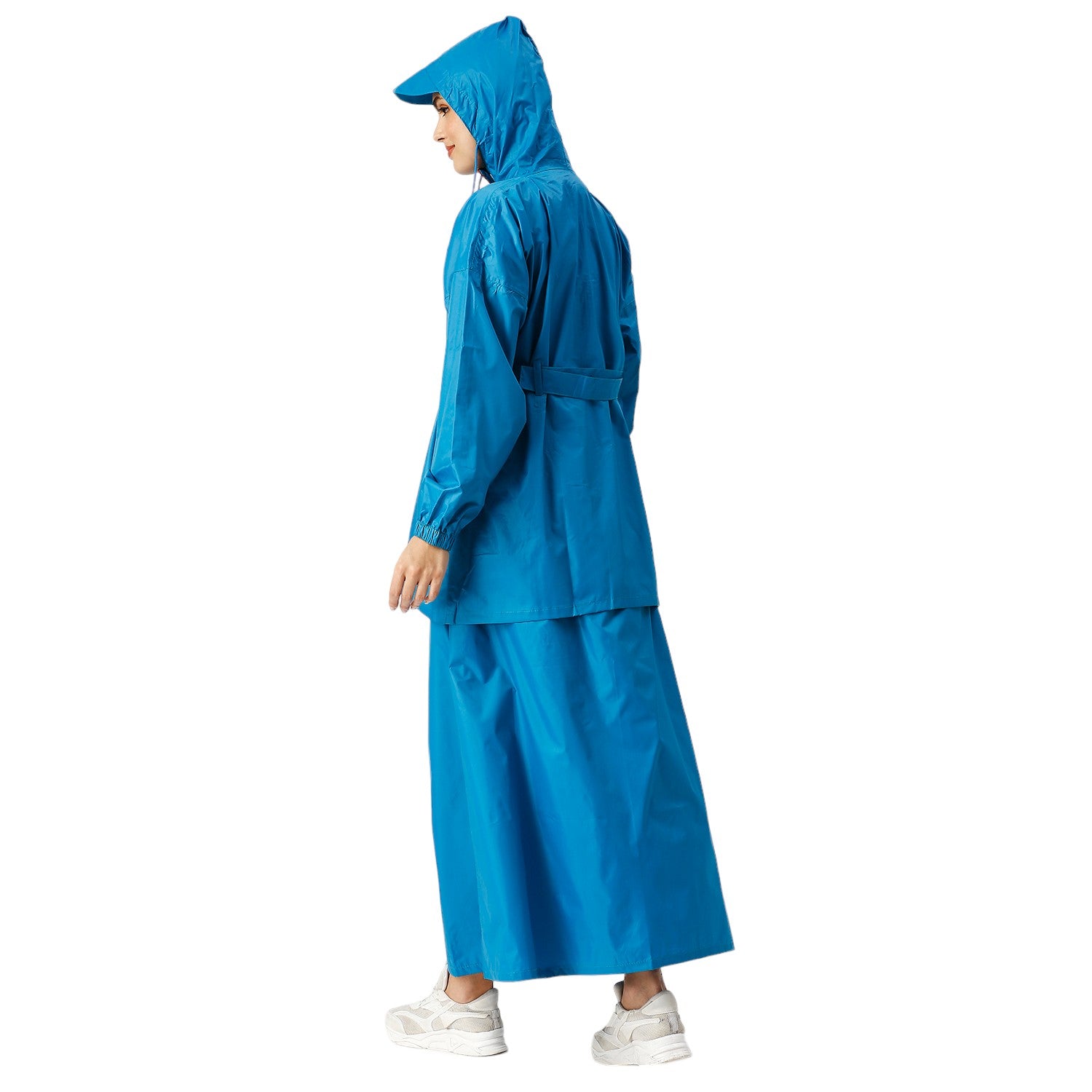 Highlands Diva Women’s Raincoat with Hood & Skirt | Waterproof Rain Suit